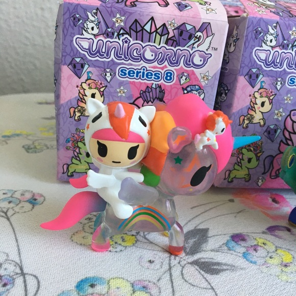 Five tokidoki Unicorno from series 8 - Picture 2 of 6